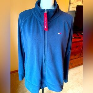 Tommy Hilfiger zip up long sleeved fleece jacket